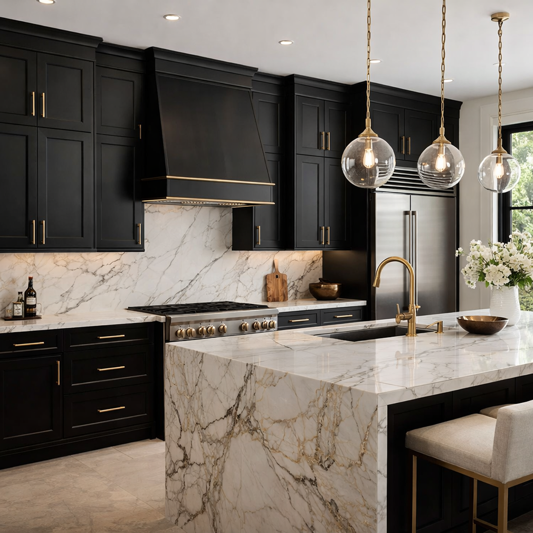 Shaker Black Cabinets - Image 2