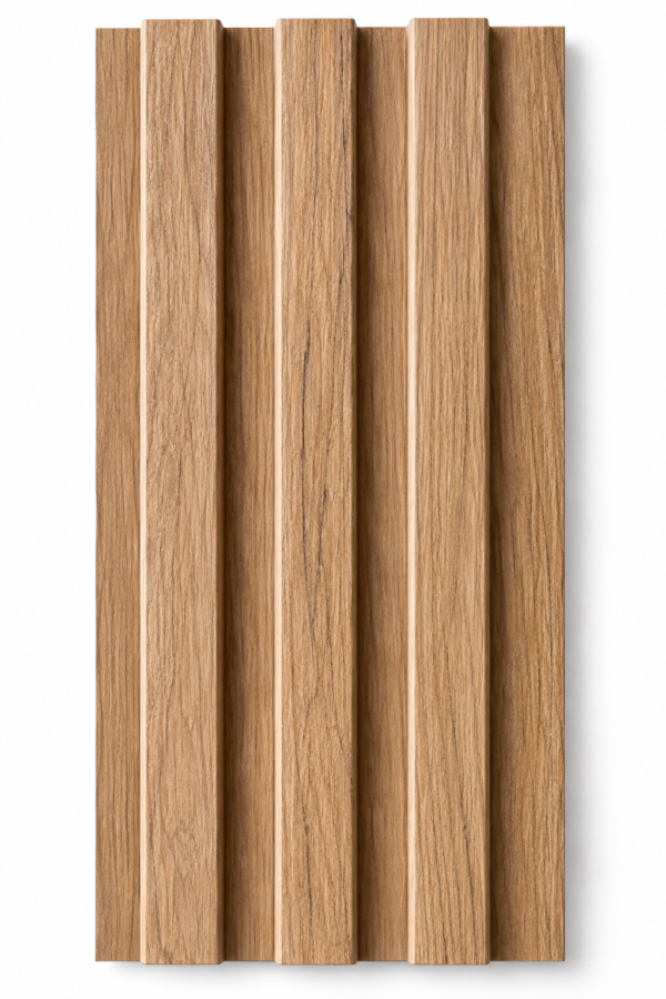 P10 NATURAL OAK WPC FLUTED WALL PANEL